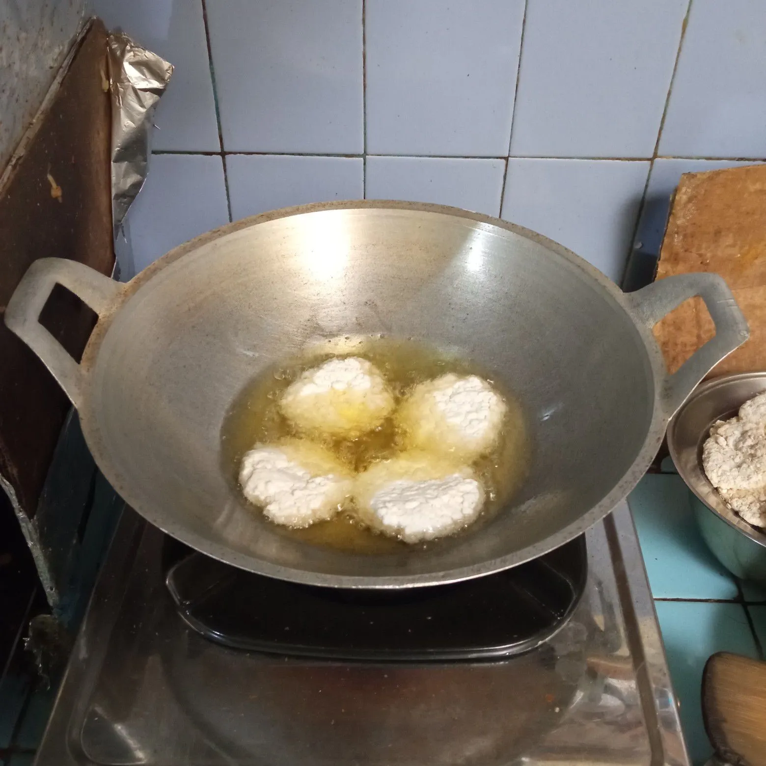 Step 7 Cireng Tahu Kuah Bumbu Rujak