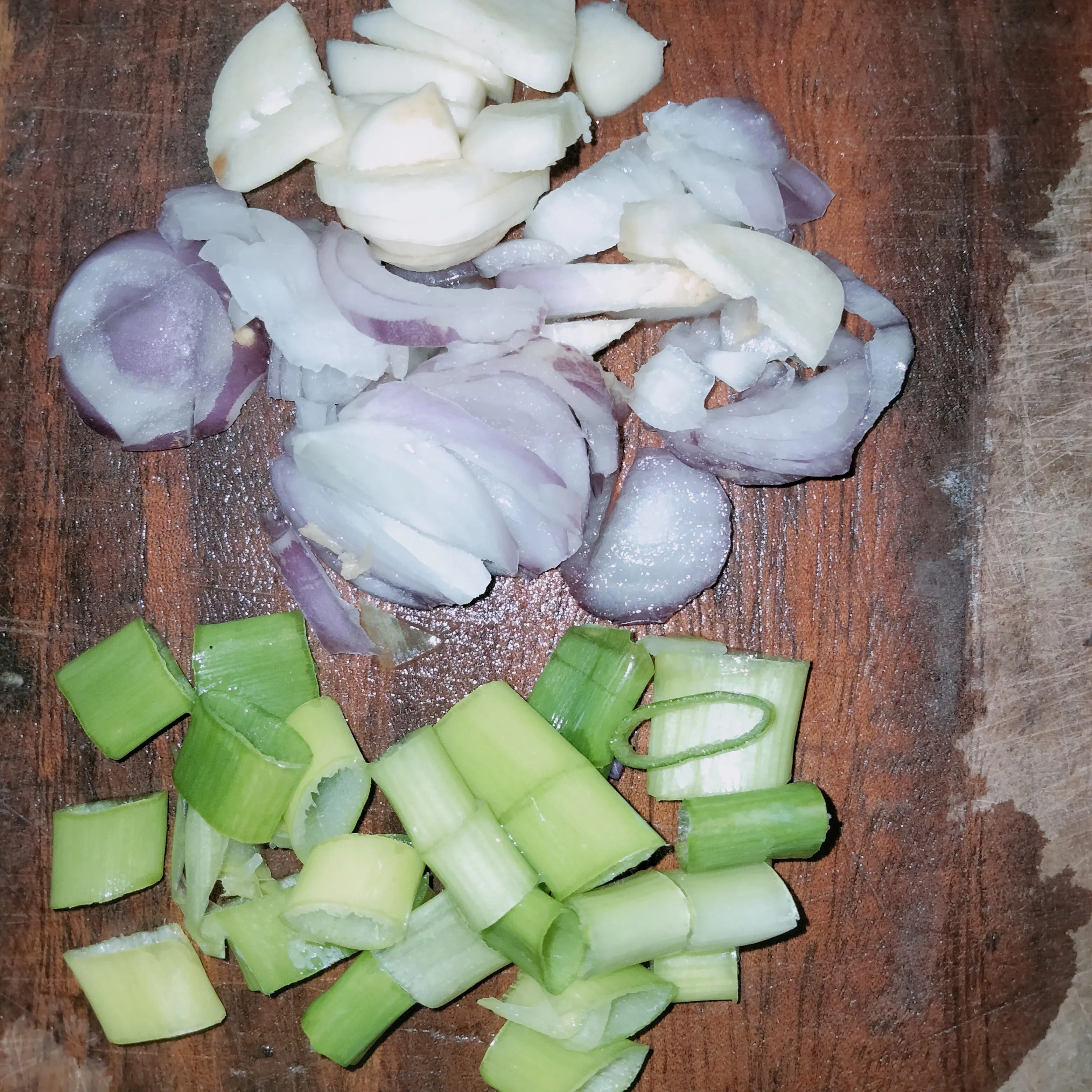 Step 2 Tumis Kol Ungu Telur