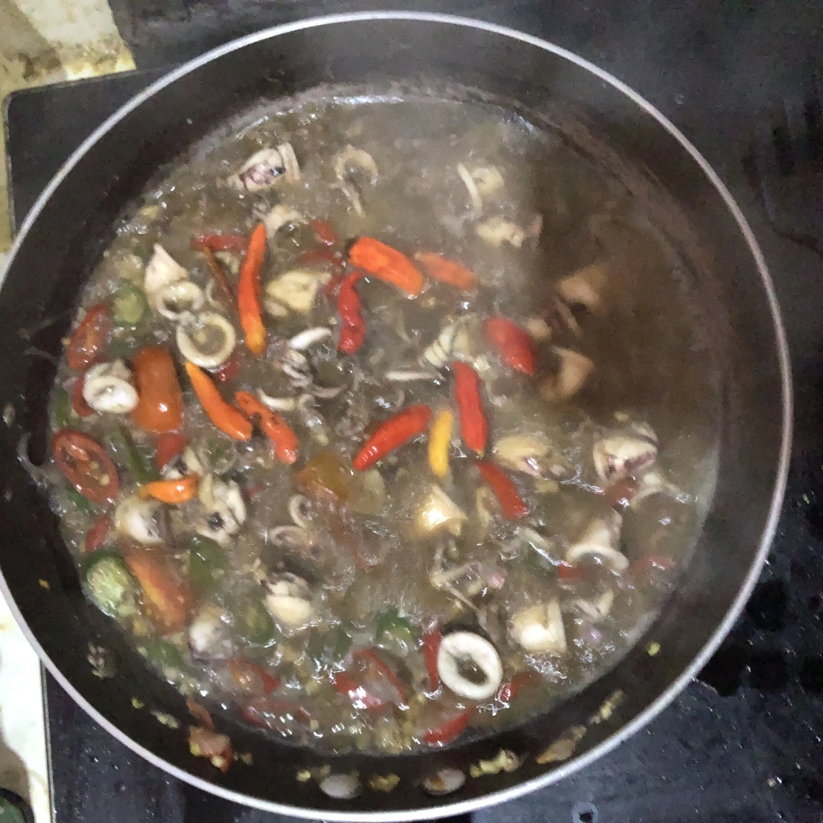 Step 5 Cumi-Cumi Pedas Manis