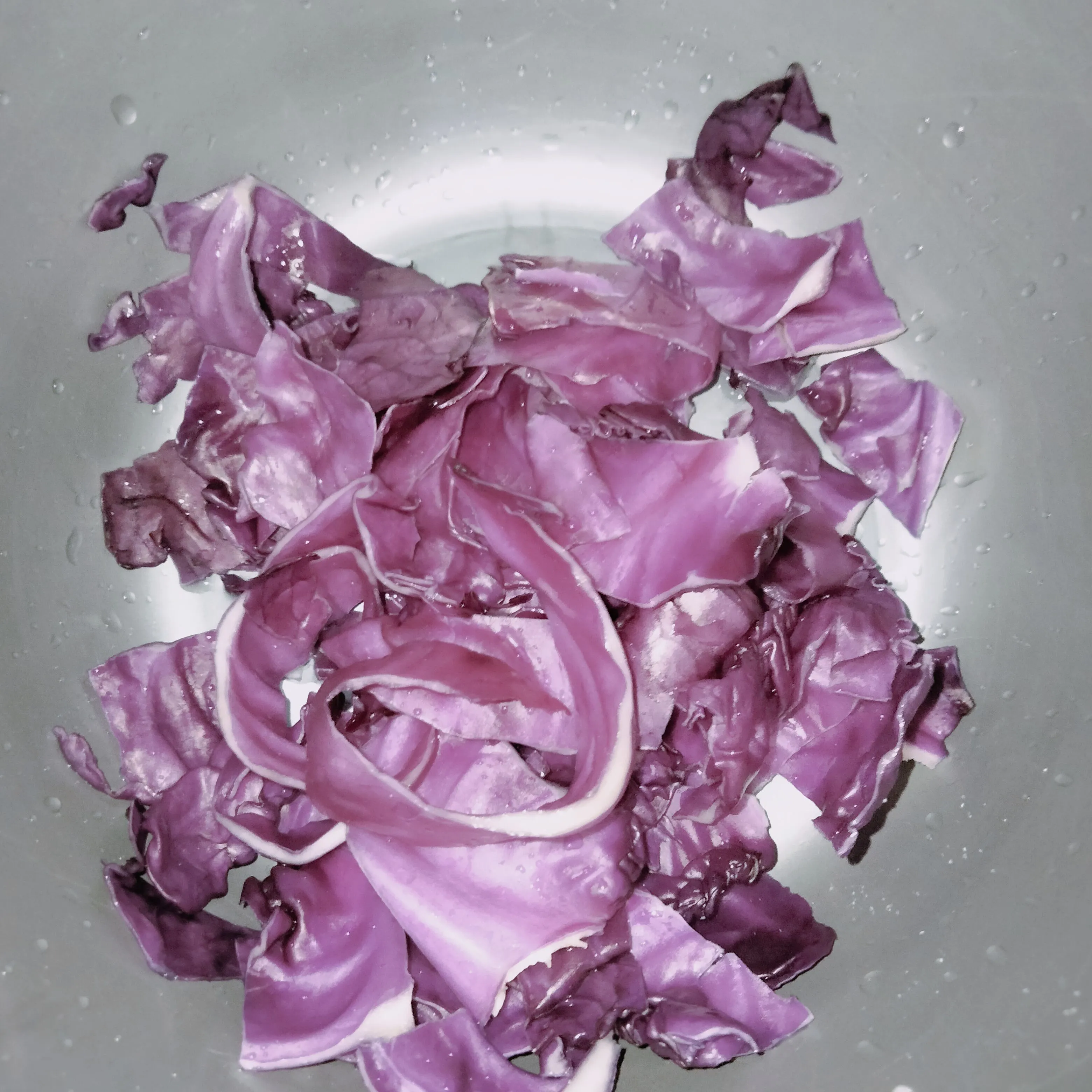 Step 1 Tumis Kol Ungu Telur