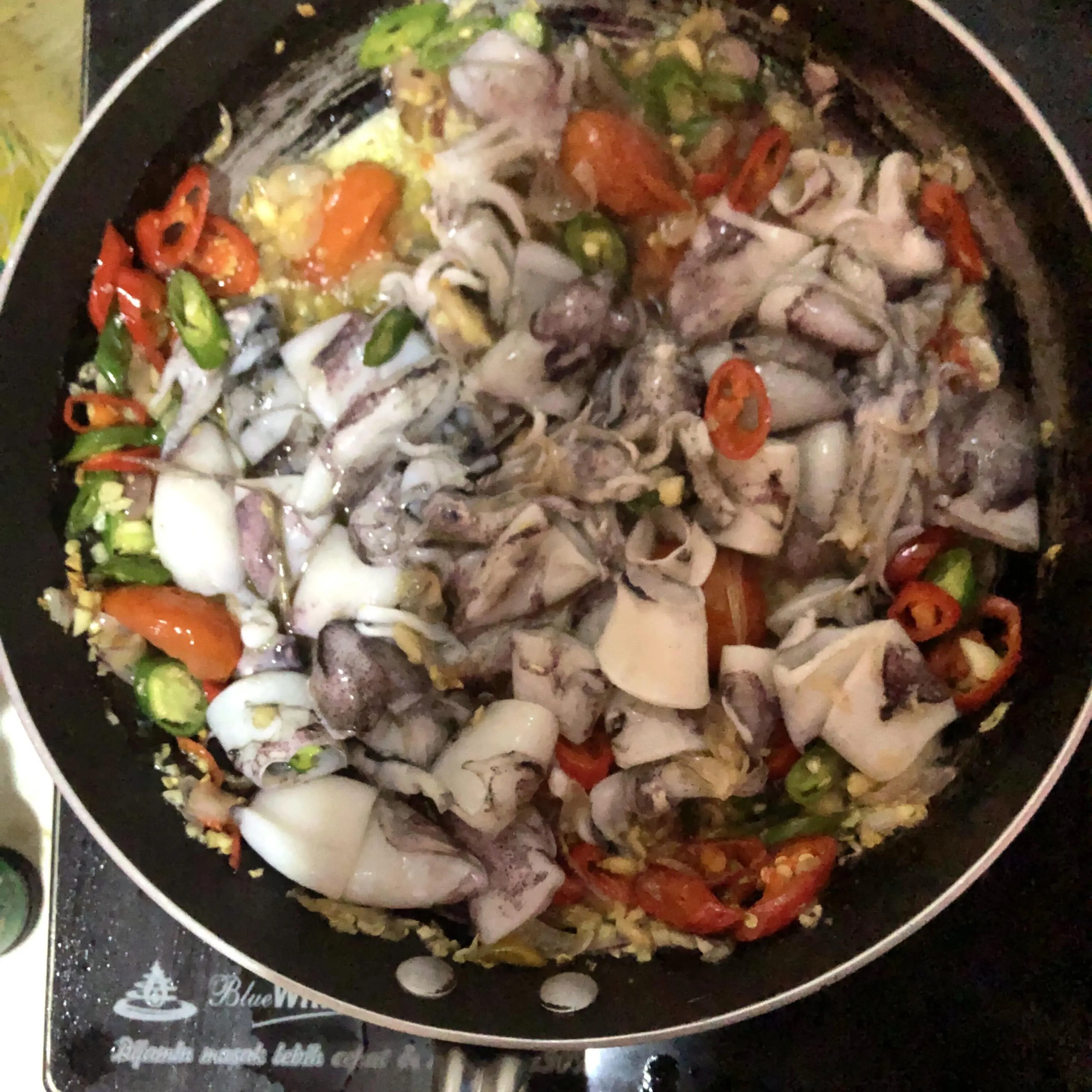 Step 4 Cumi-Cumi Pedas Manis