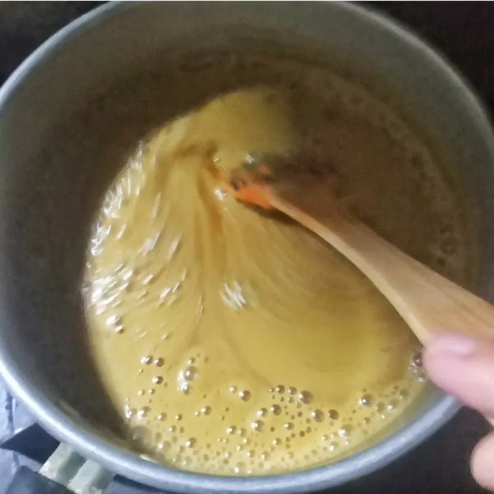 Step 3 Pudding Santan Gula Merah