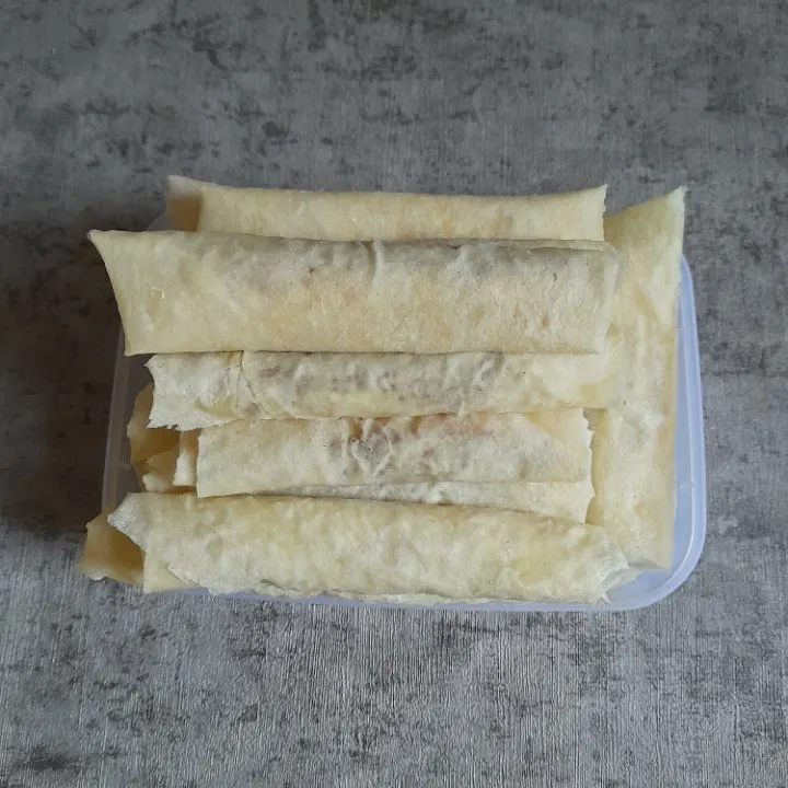 Step 4 Banana Choco Roll