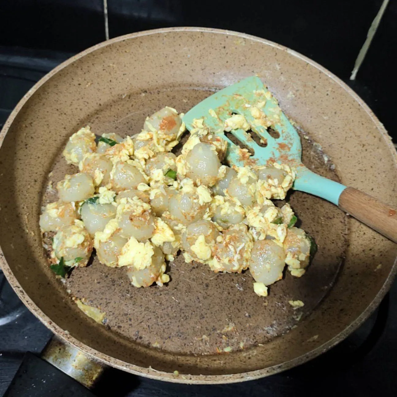 Step 5 Tumis Cilok Telor