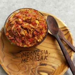 Tumis kecombrang Cumi Asin