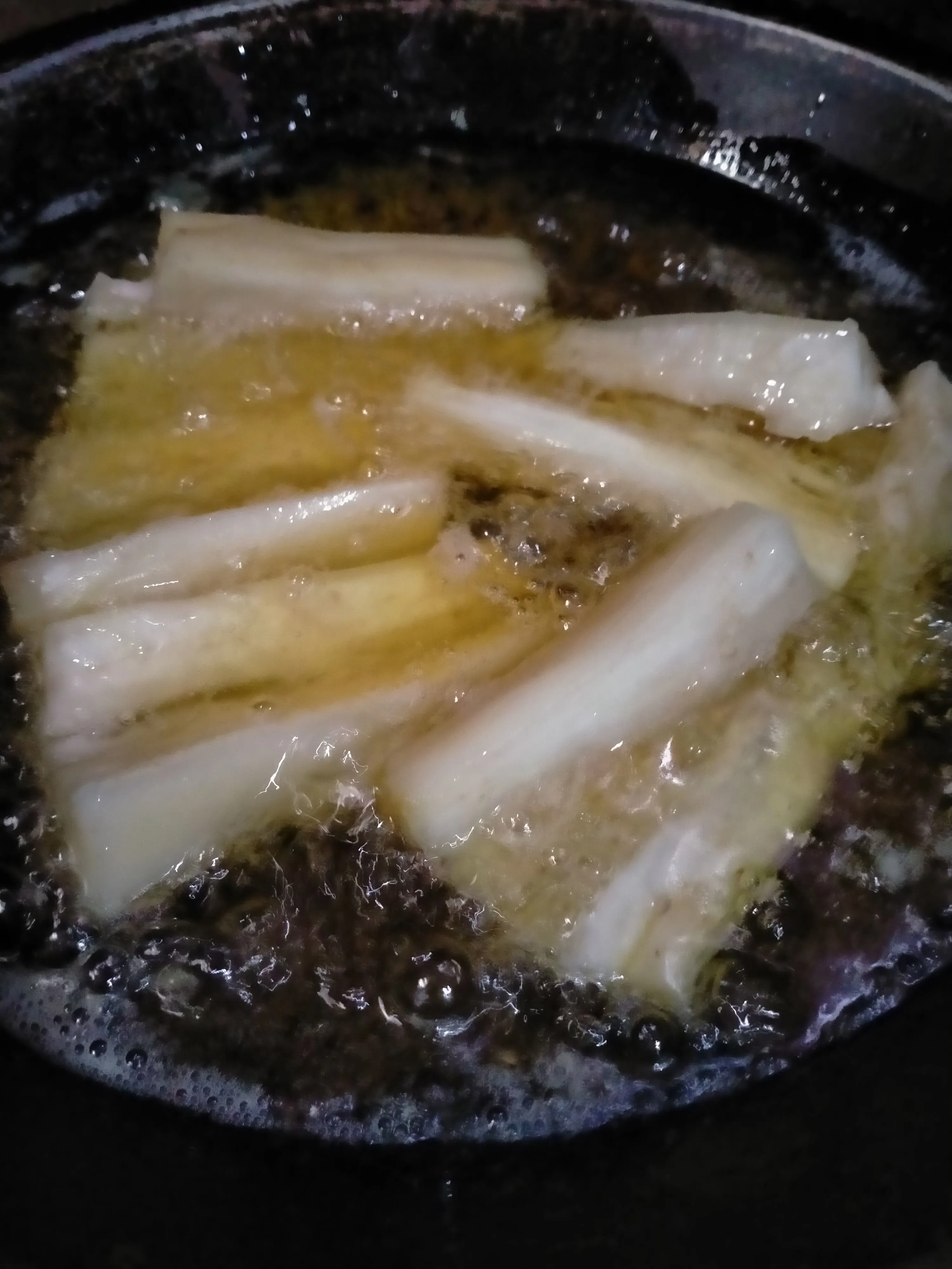 Step 5 Singkong Goreng Merekah
