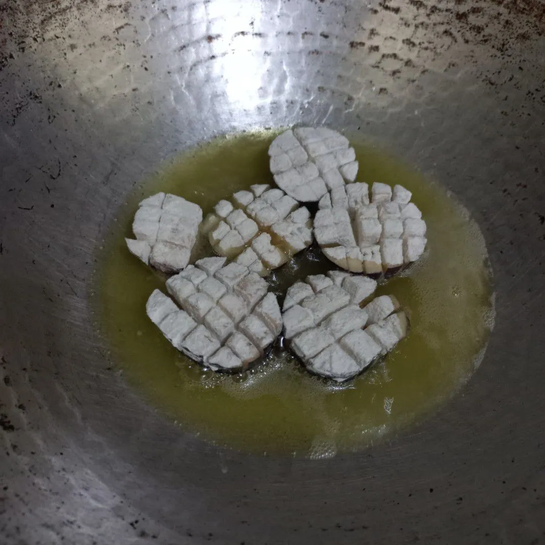 Step 6 Terong Crispy Merekah