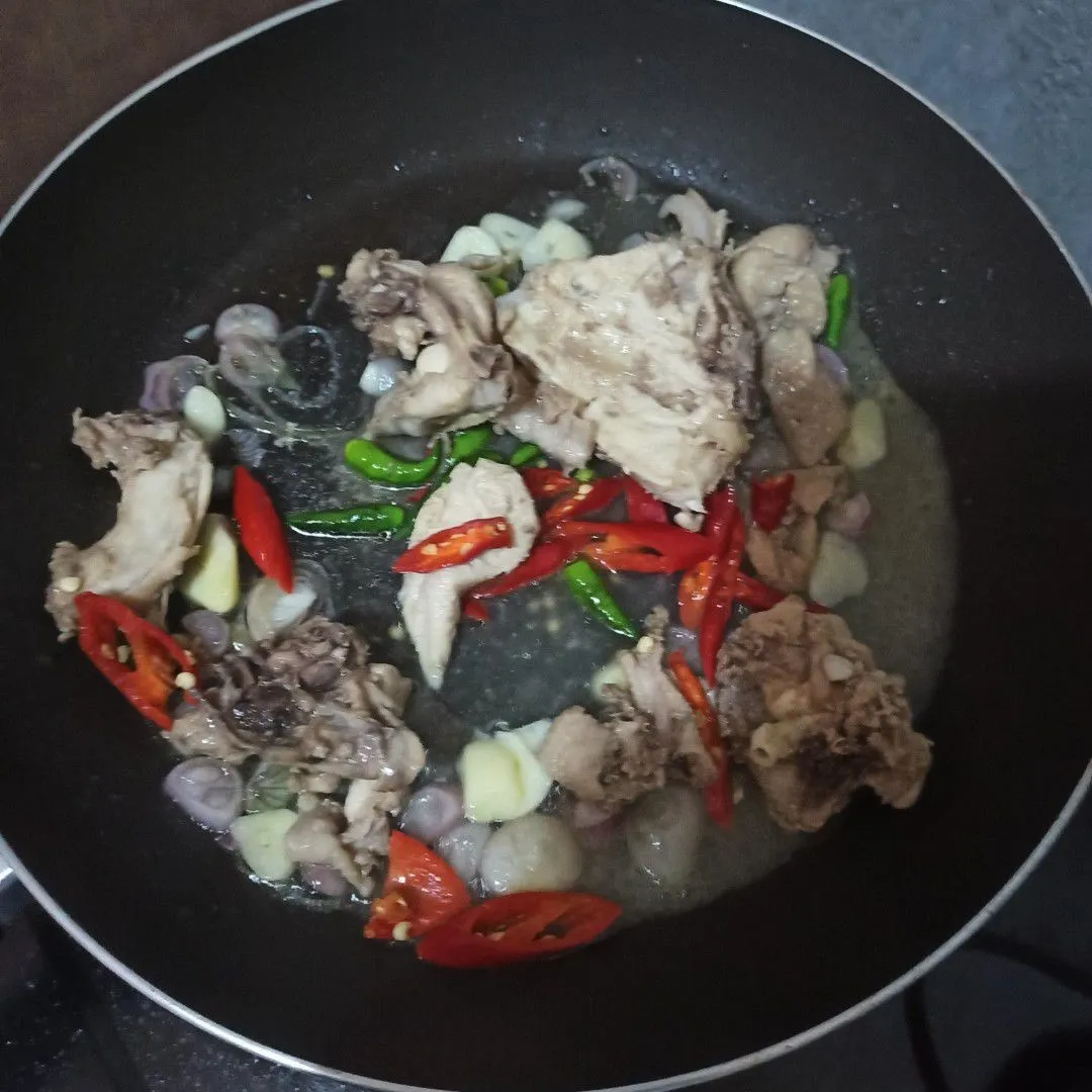 Step 3 Gongso Ayam Semarang