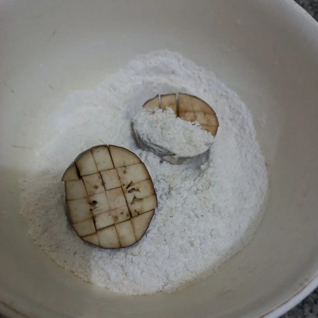 Step 4 Terong Crispy Merekah
