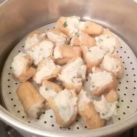 Step 5 Tahu Aci Kukus
