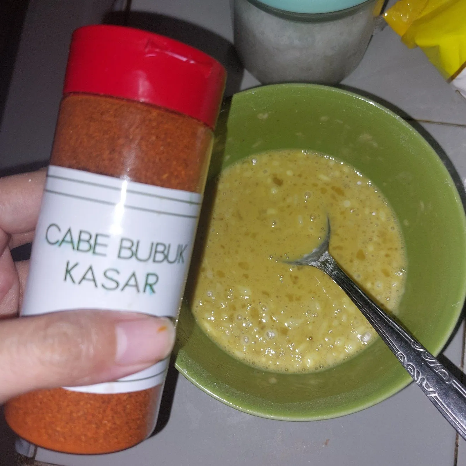 Step 6 Bayam Renyah Pedas
