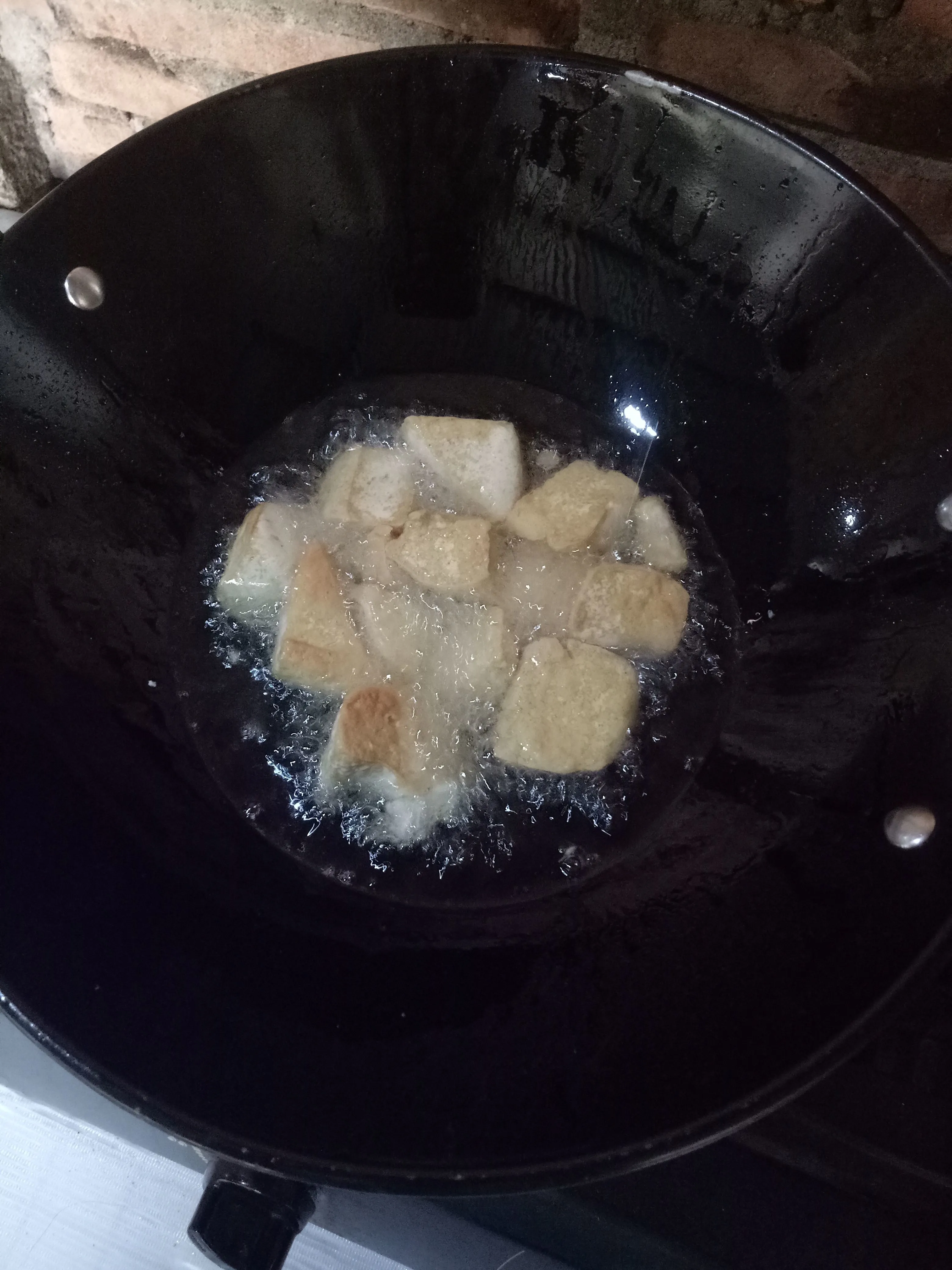 Step 2 Gulai Pucuak Ubi Tahu