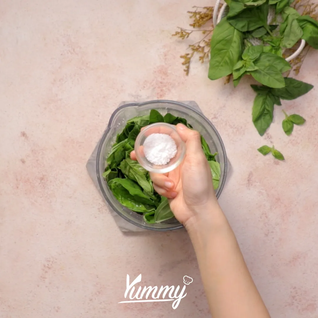 Step 3 Pesto Basil
