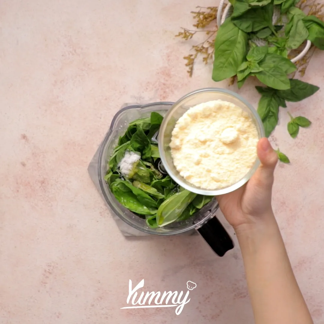 Step 4 Pesto Basil