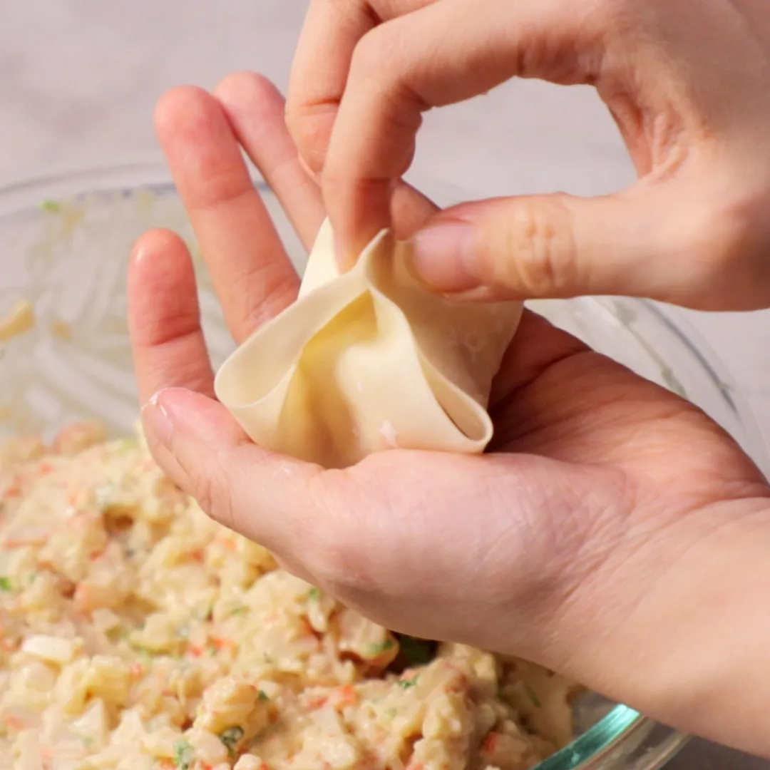 Step 3 Crab Rangoon (Pangsit Kepiting)