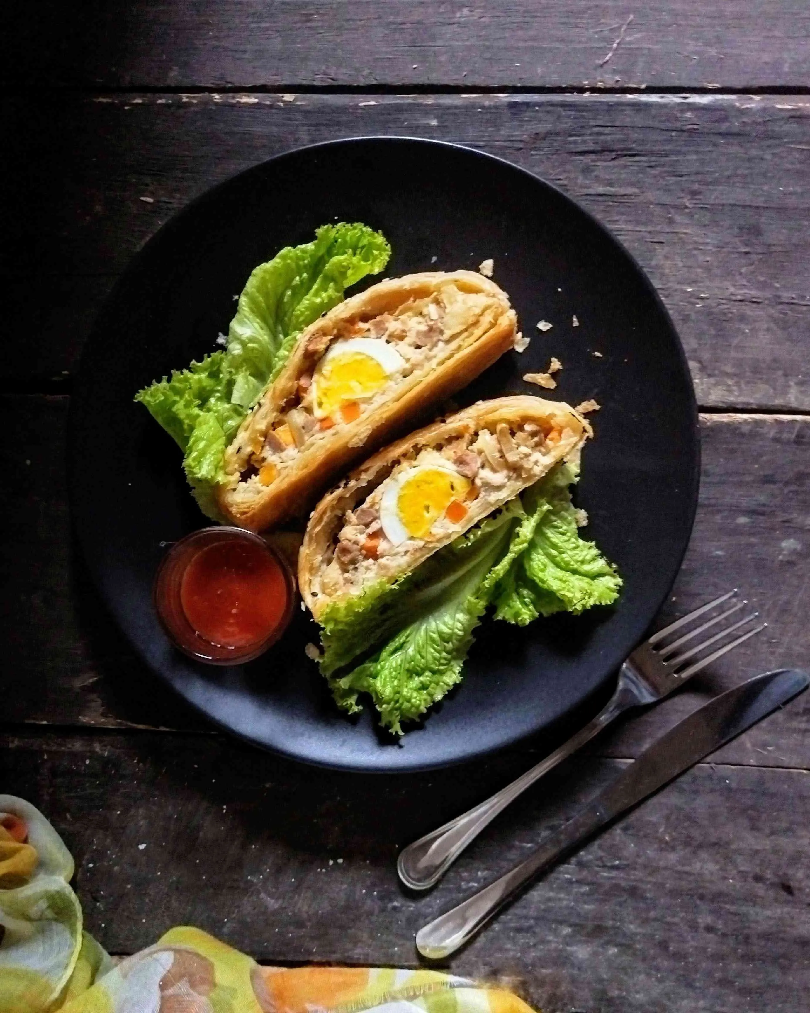 Picnic Roll Ayam Sosis