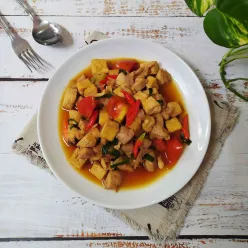Tumis Ayam Tahu Cabe