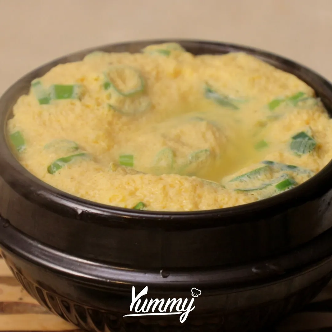 Step 5 Gyeran-Jjim (Telur Kukus ala Korea)