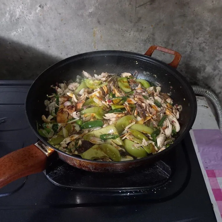 Step 6 Tongkol Suir Cabai Ijo