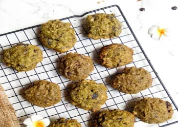 Cookies Matcha Kaya Serat #JagoMasakMinggu11