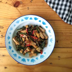 Tumis Tahu Kacang Panjang