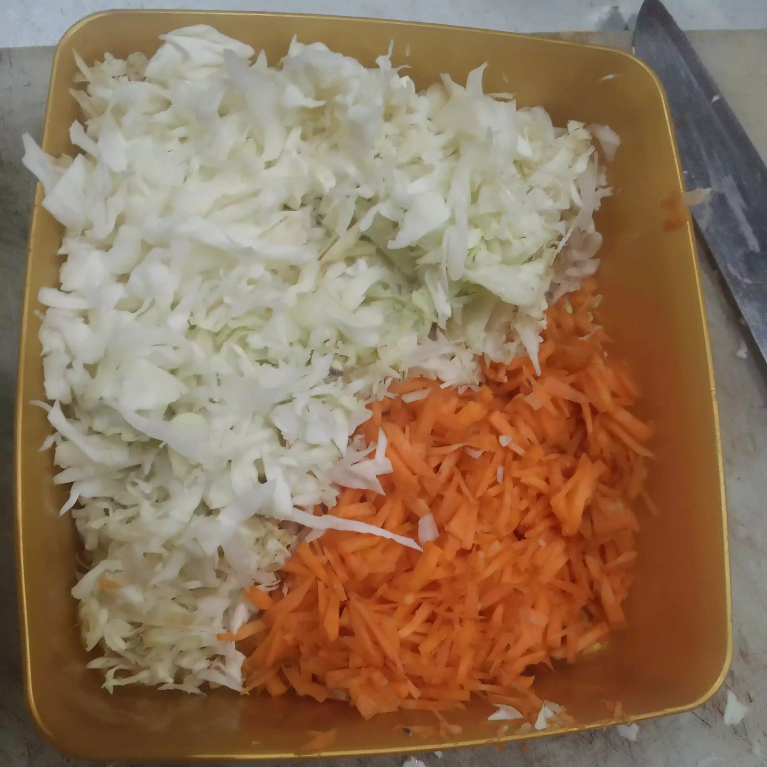 Step 2 Bakwan Sayur