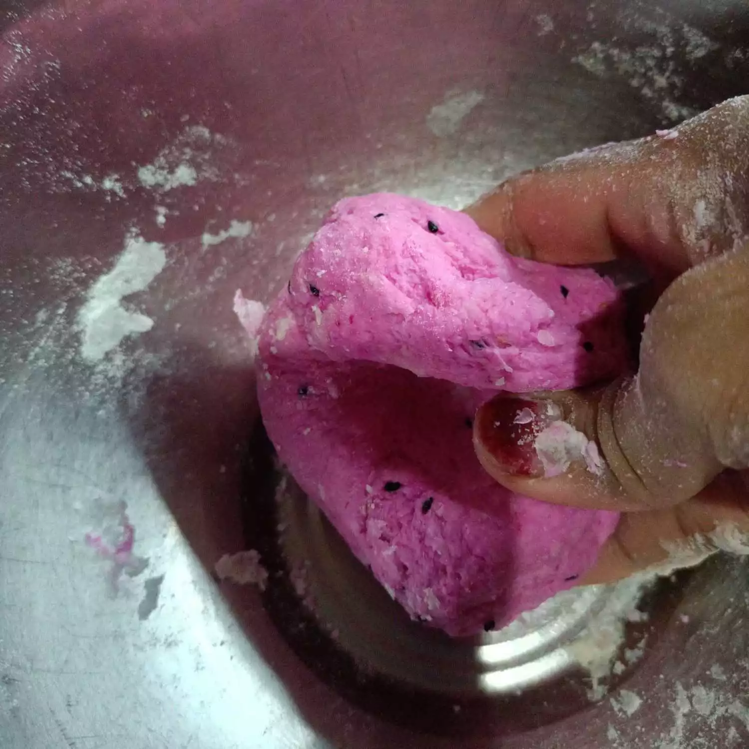Step 1 Dimsum Ayam Buah Naga