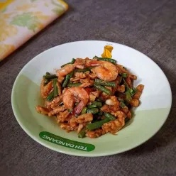 Tumis Kacang Tempe Udang