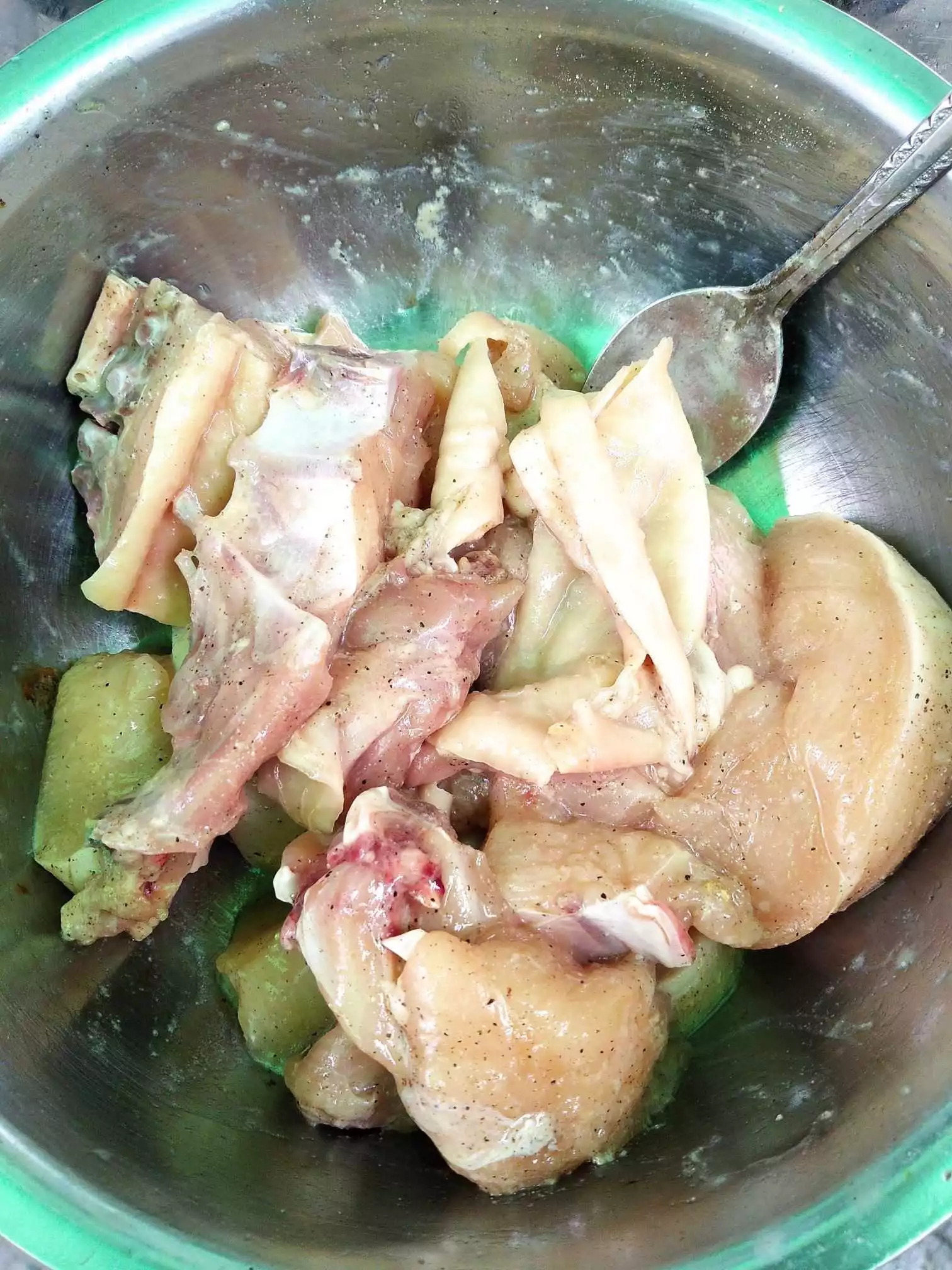 Step 1 Ayam Rica-Rica Kemangi