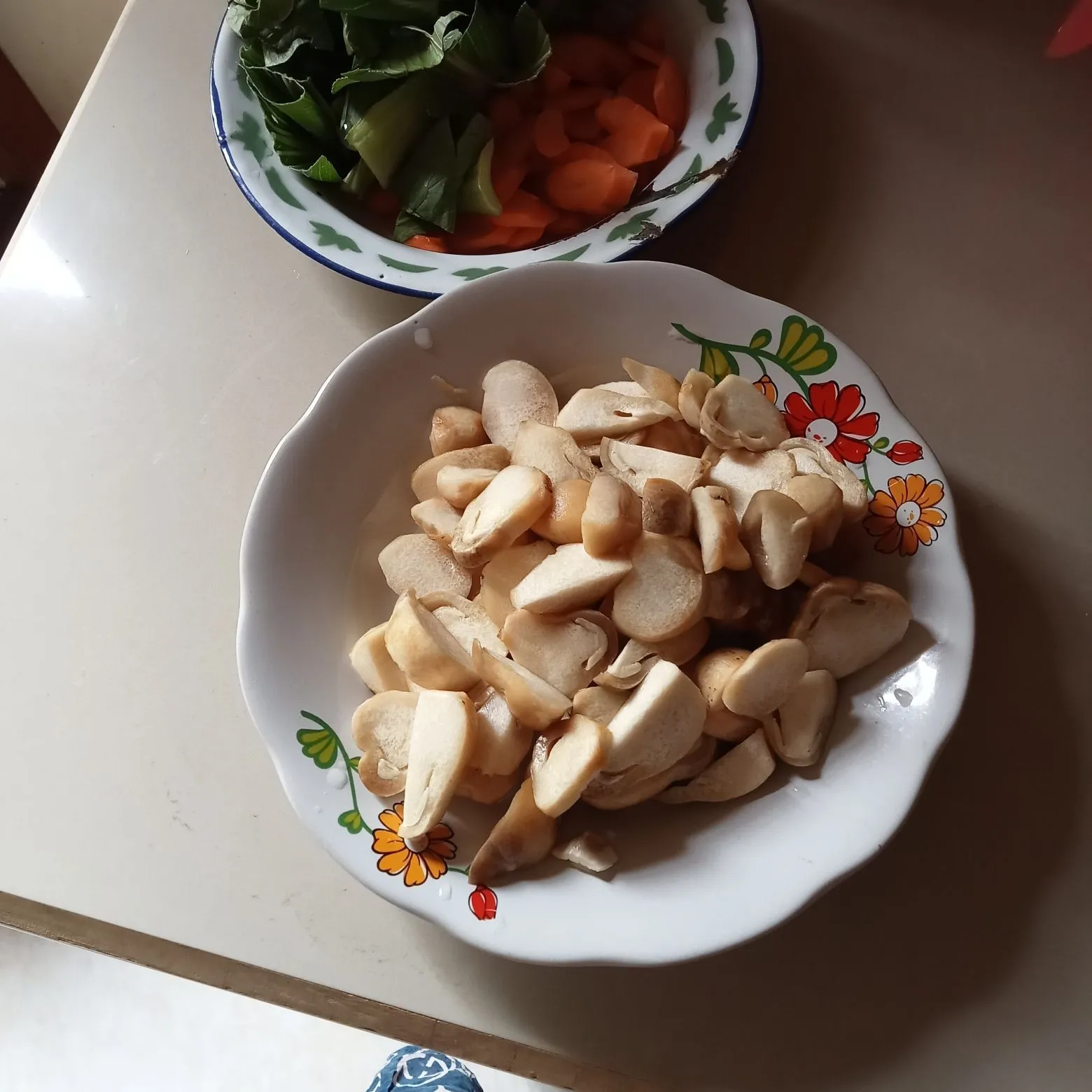 Step 1 Cah Jamur Kancing Pokcoy