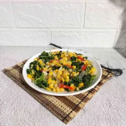 Tumis Bayam Jagung Manis
