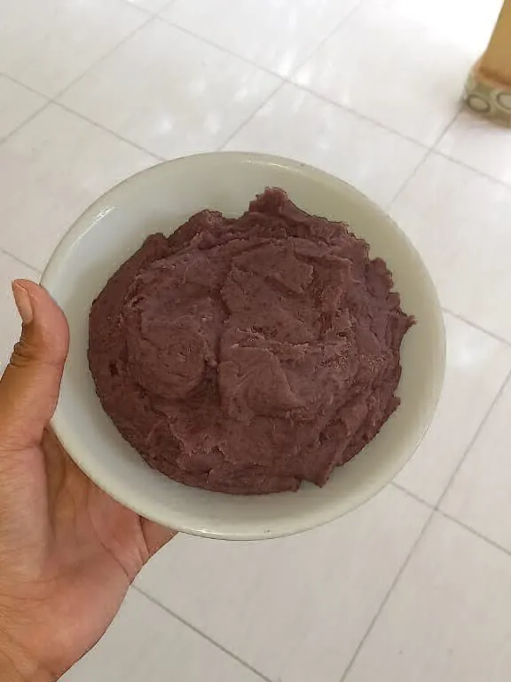 Step 3 Roti Konde Isi Kacang merah