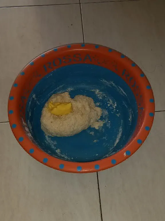 Step 5 Roti Konde Isi Kacang merah