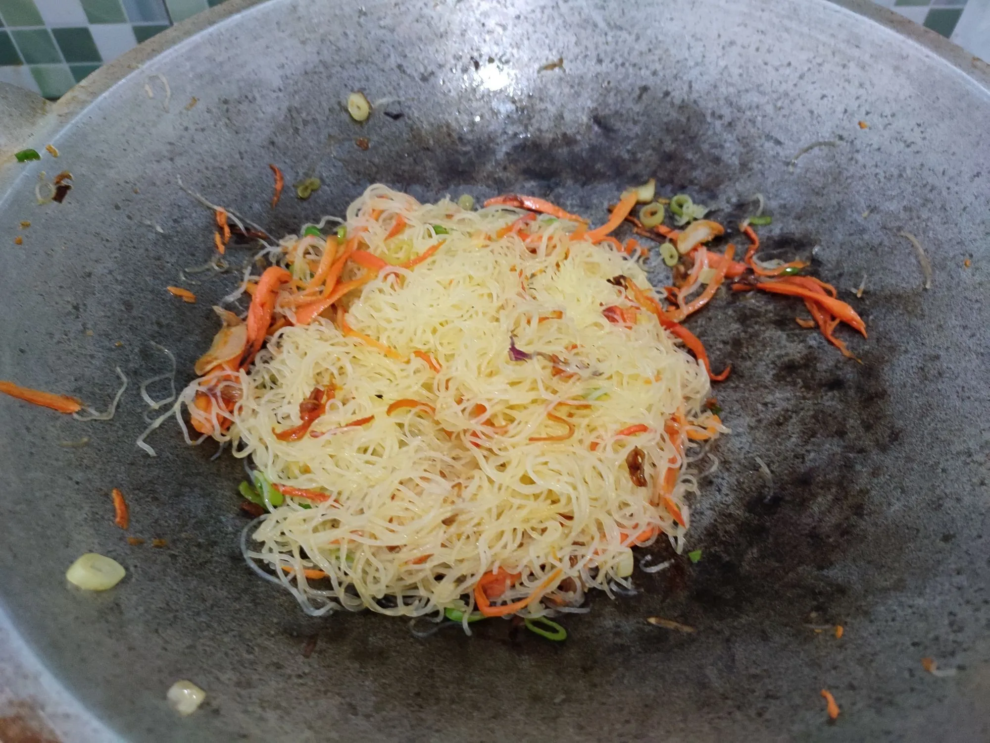 Step 6 Bihun Goreng Kuah Cabe