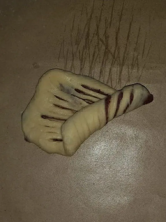 Step 7 Roti Konde Isi Kacang merah