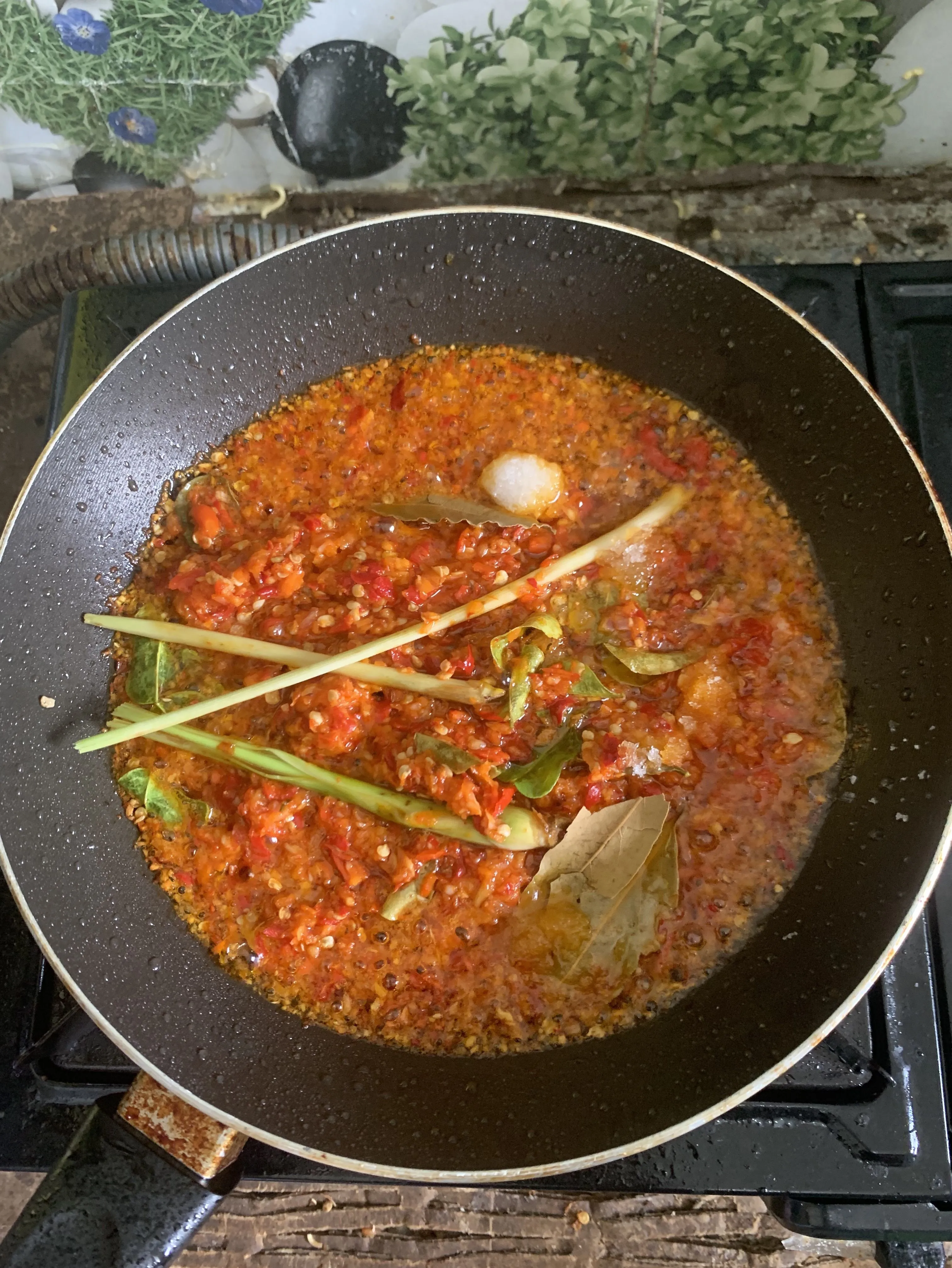 Step 5 Ayam Suwir Kemangi