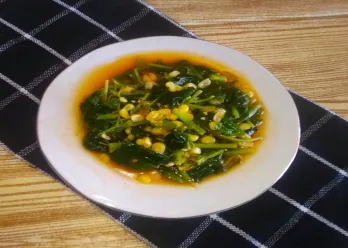 Bayam Tumis Jagung