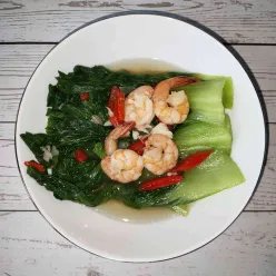 Tumis Pakcoy Udang