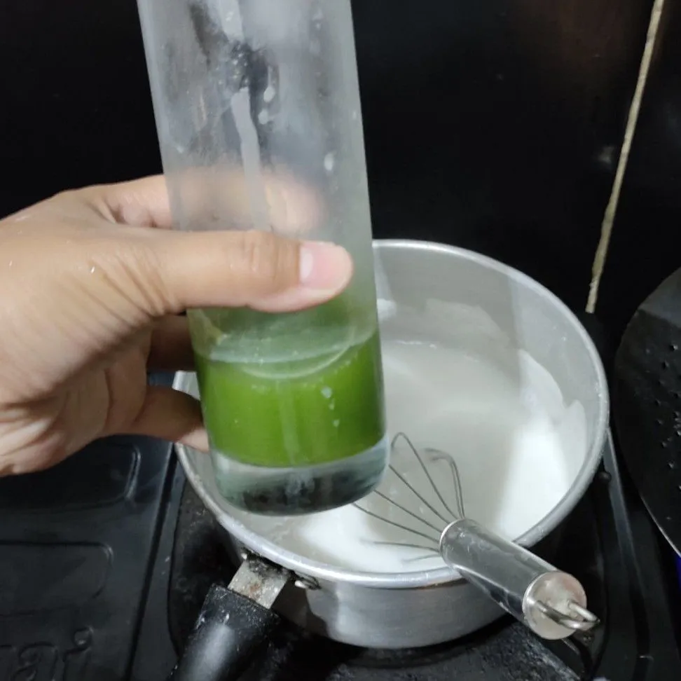 Step 6 Biji Salak dengan Bubur Sumsum Pandan