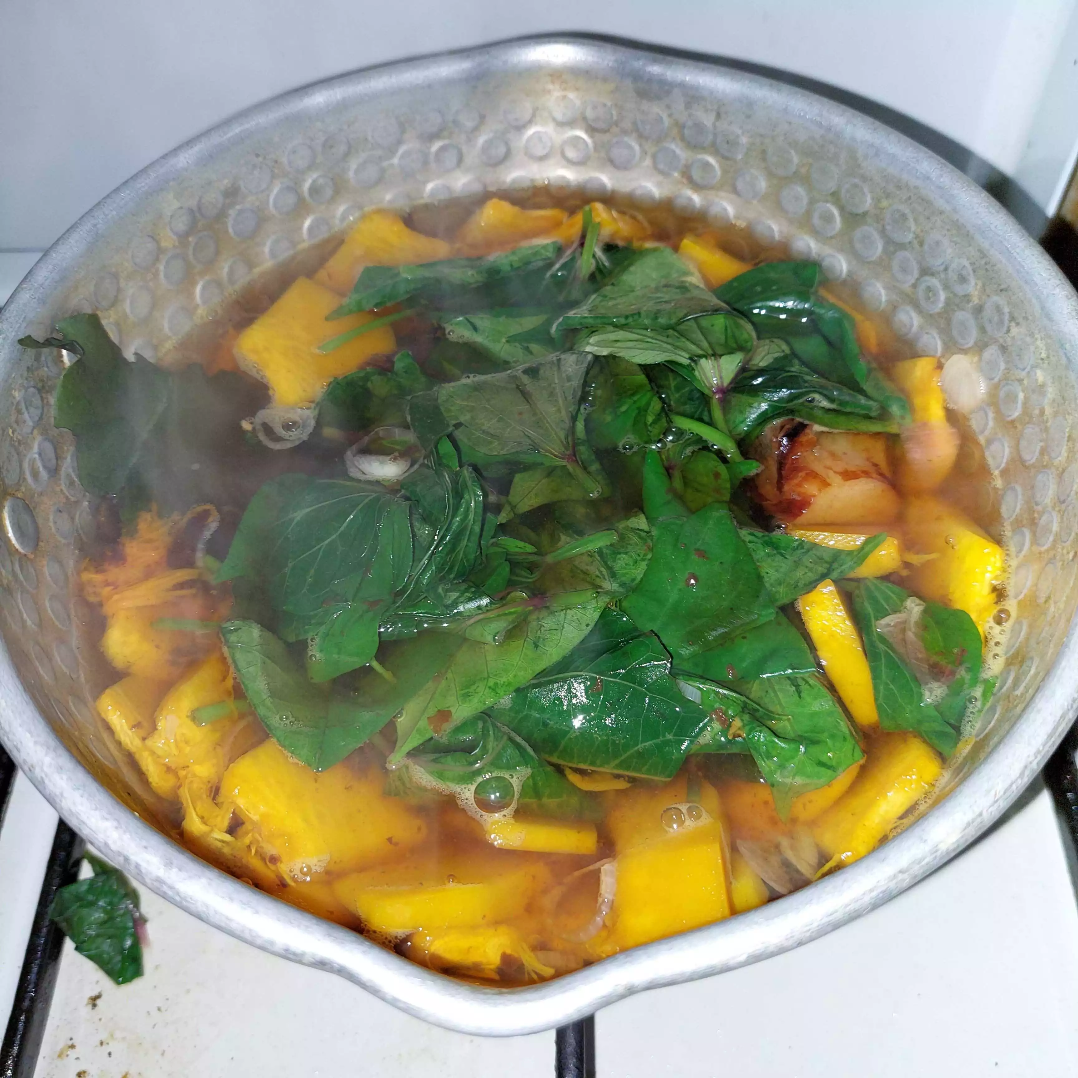 Step 6 Sayur Asem Daun Ubi Labu Parang