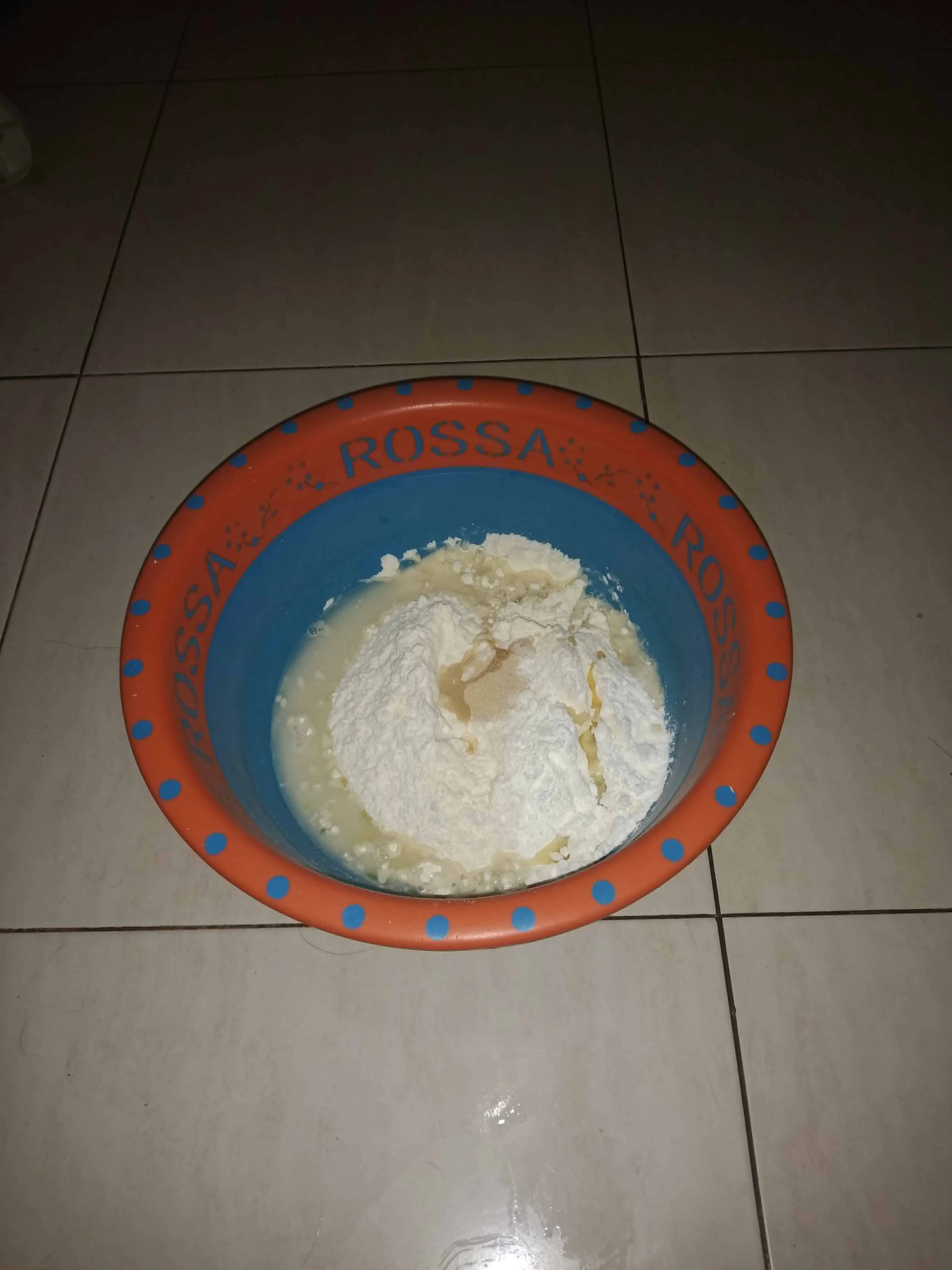 Step 1 Roti Tawar Leopard