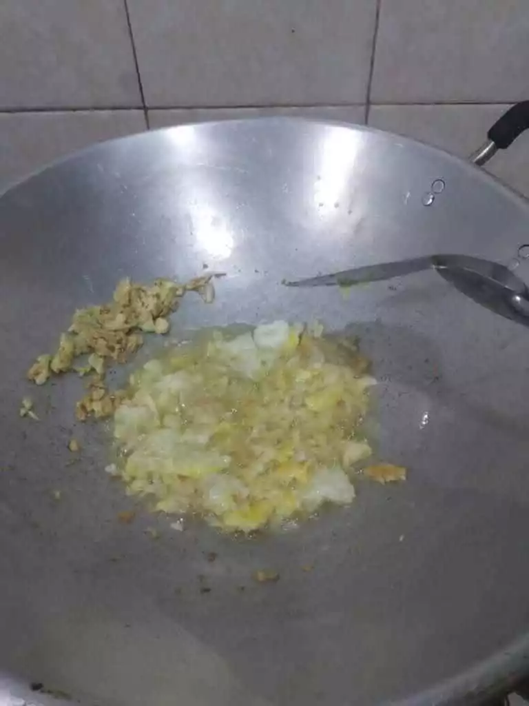 Step 3 Nasi Goreng Kerang Dara