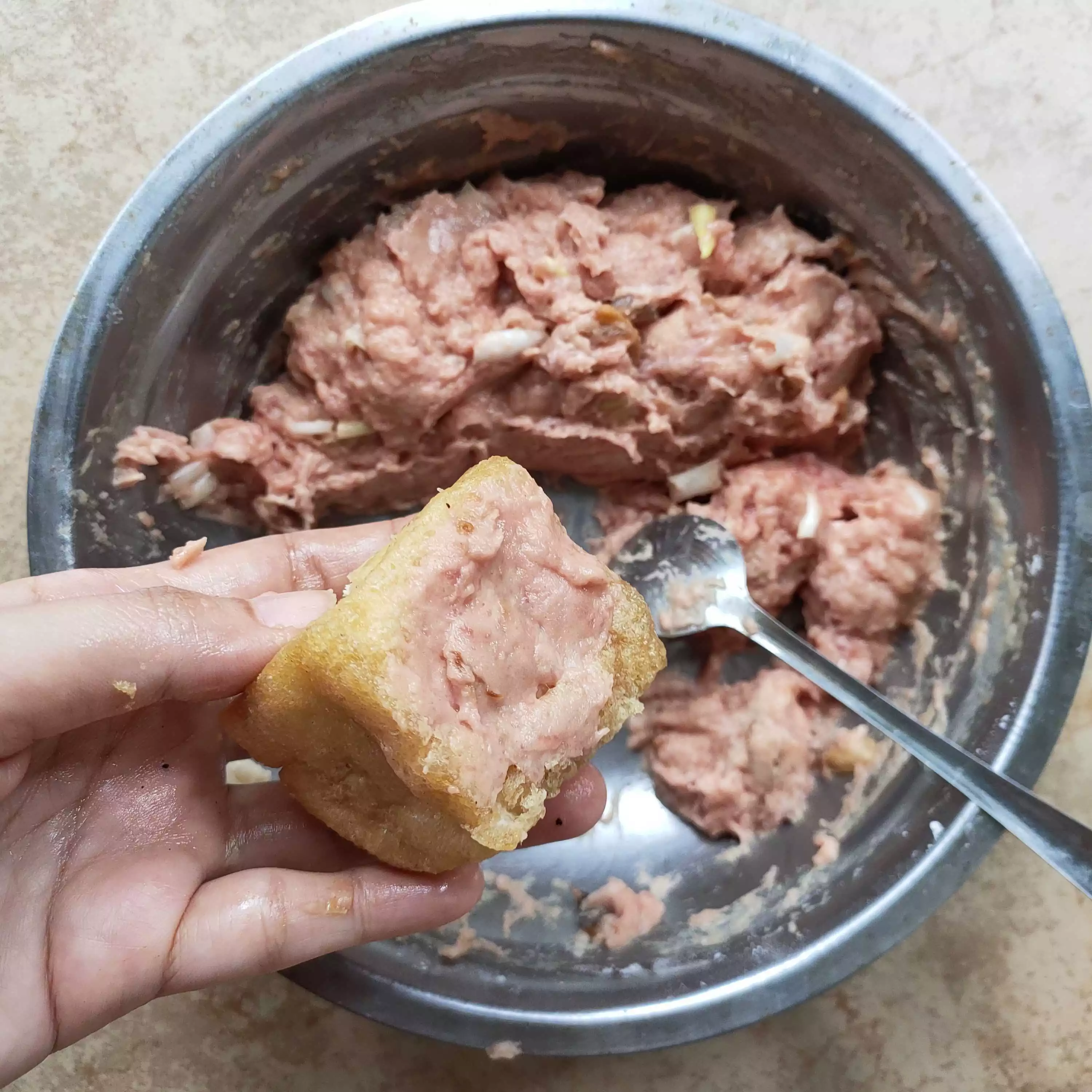 Step 4 Tahu Bakso Sapi