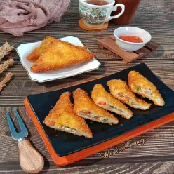 Roti Tawar Goreng isi Ragout