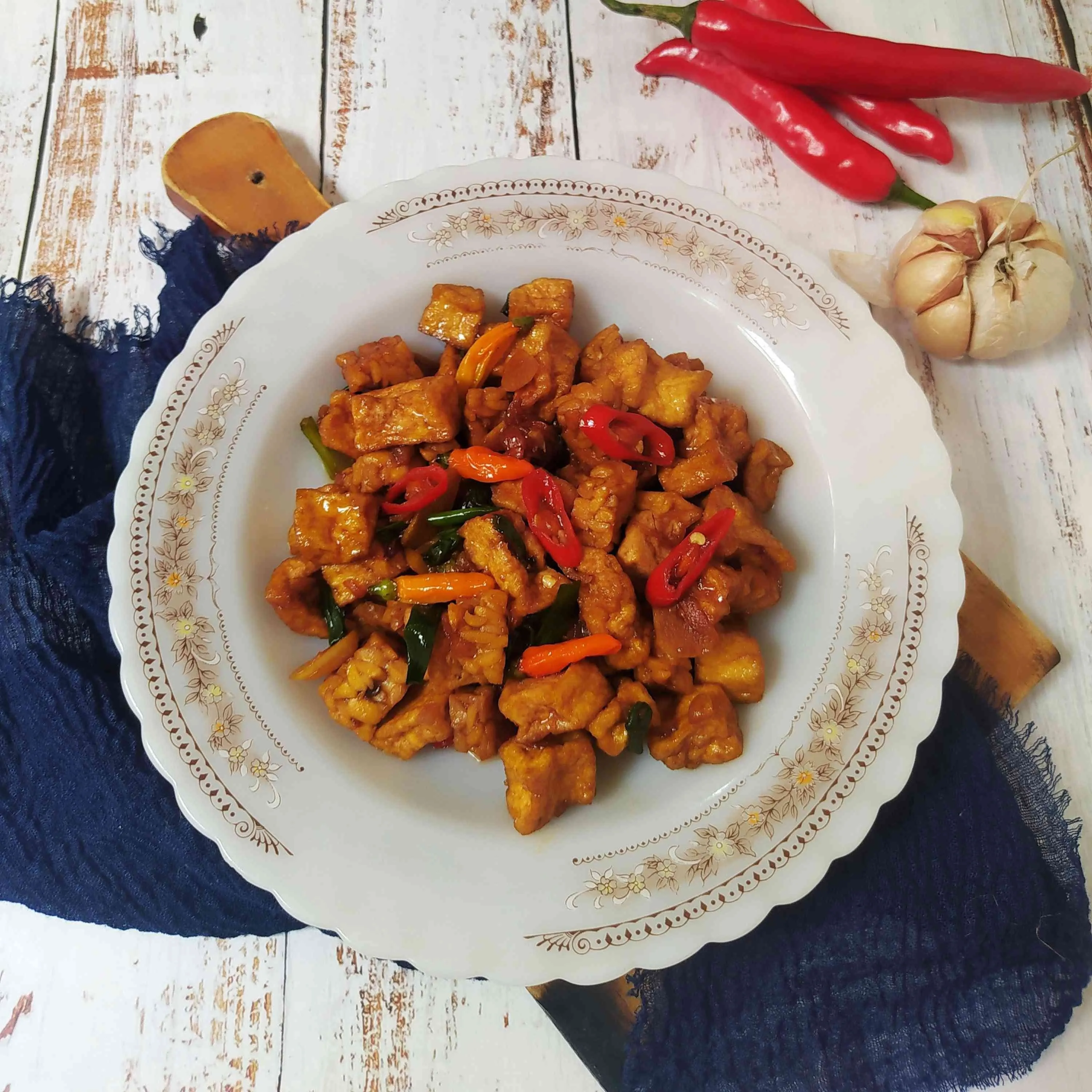 Tahu Tempe Saus Tiram