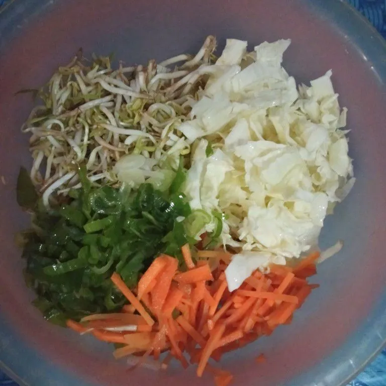 Step 2 Bakwan Sayur
