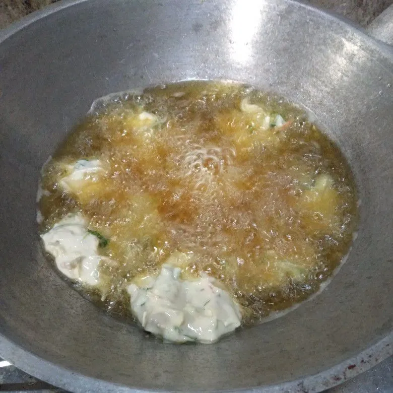 Step 5 Bakwan Sayur