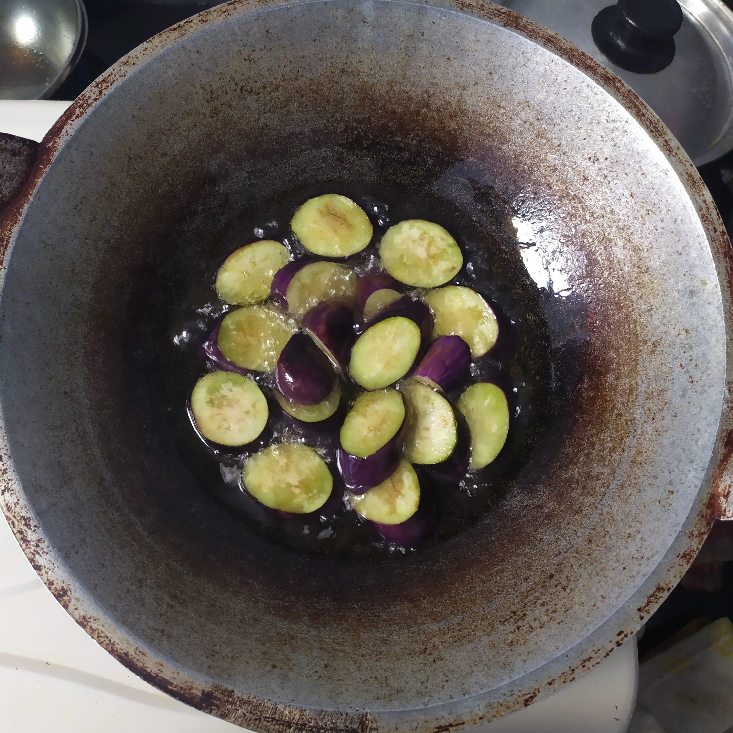 Step 1 Sambal Terong dan Kerang Dara