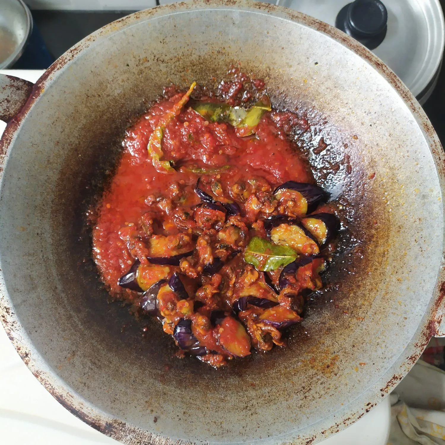 Step 6 Sambal Terong dan Kerang Dara