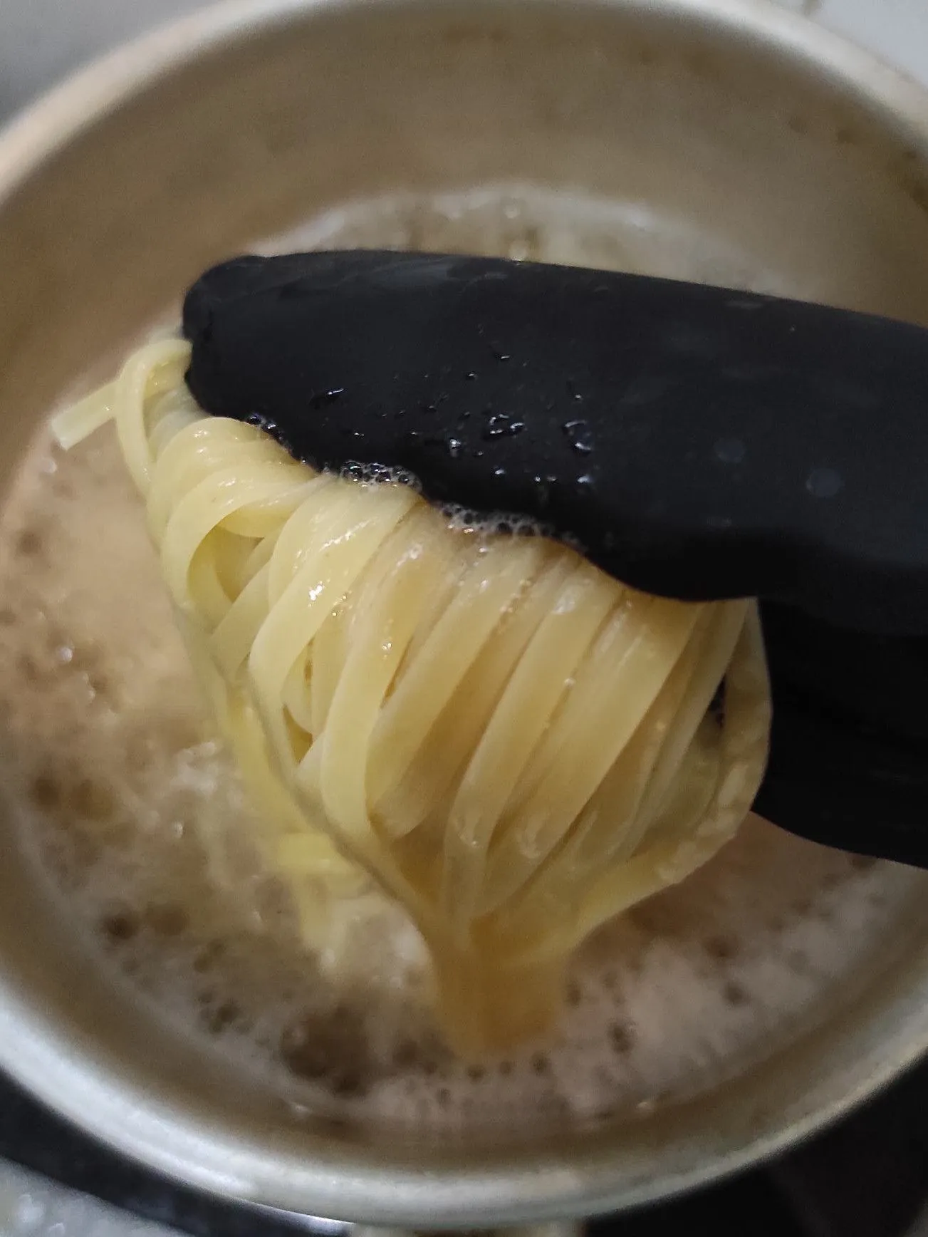 Step 1 Spaghetti Carbonara